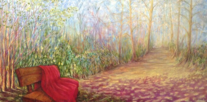 RED BLANKET - BENCH